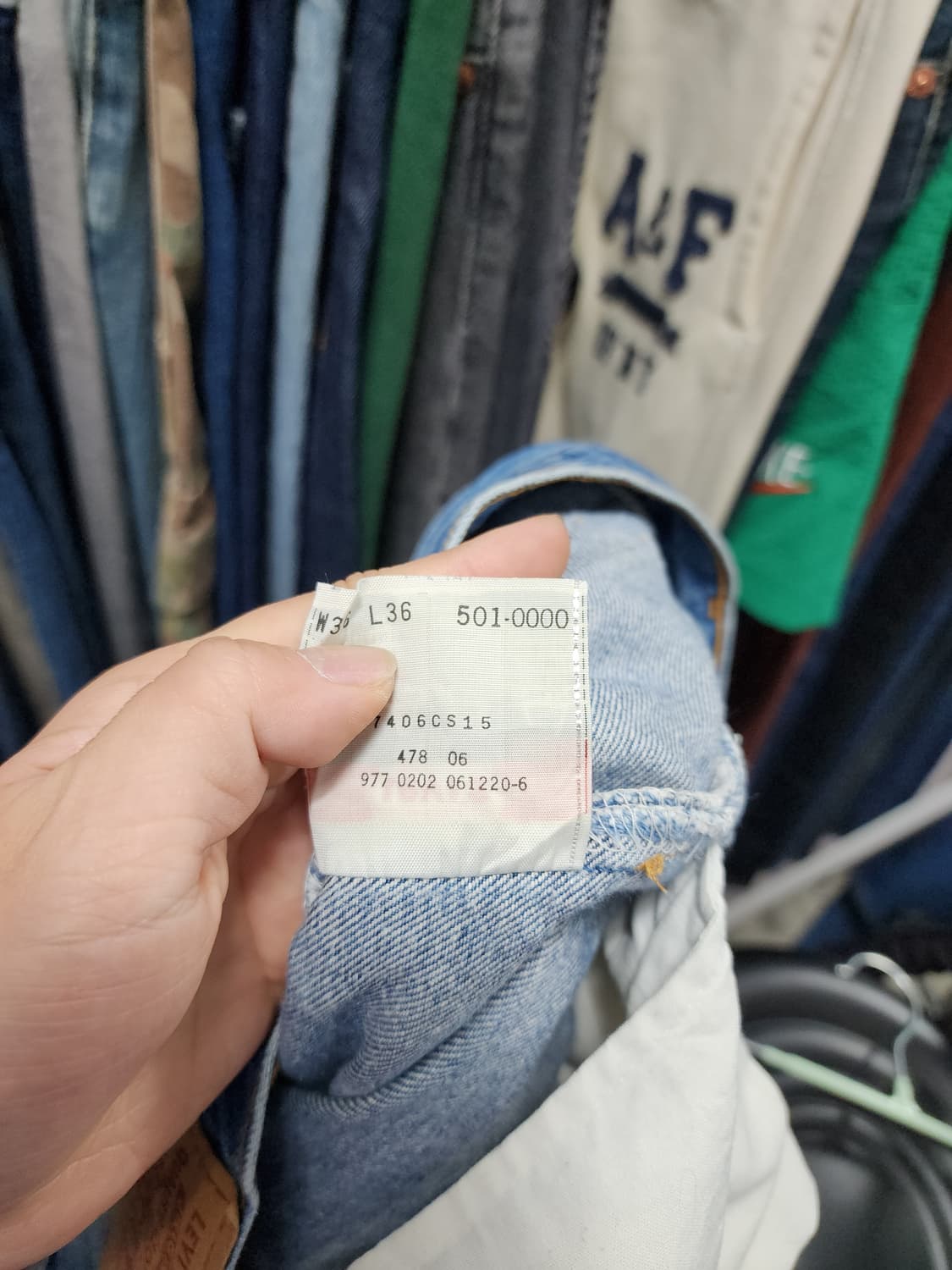 리바이스 501 빈티지 청바지 상품이미지8