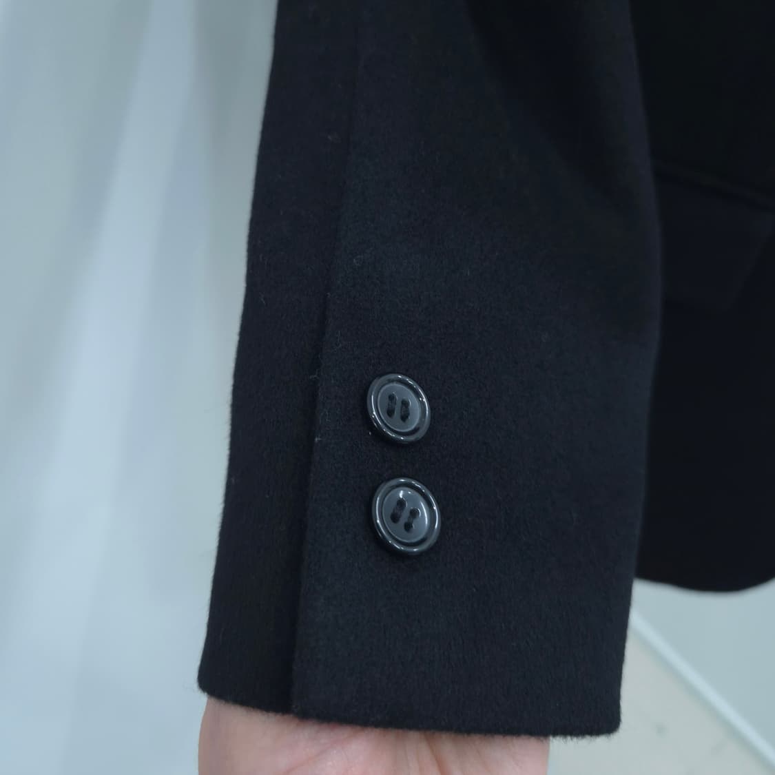 블랙 블레이저 울 자켓 코트 상품이미지6