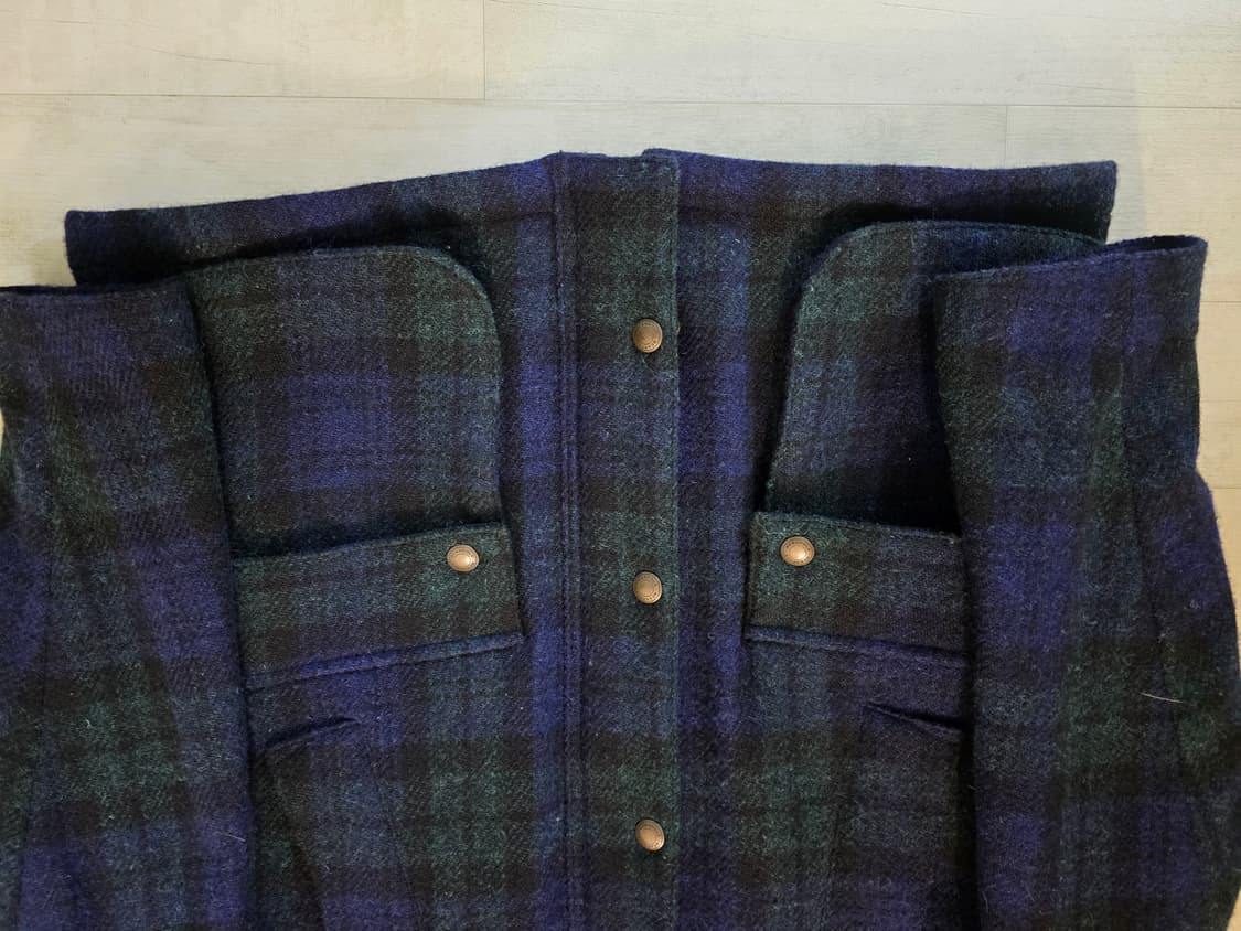 빈폴 해리스 트위드 그린 체크 필드 점퍼 95 상품이미지4