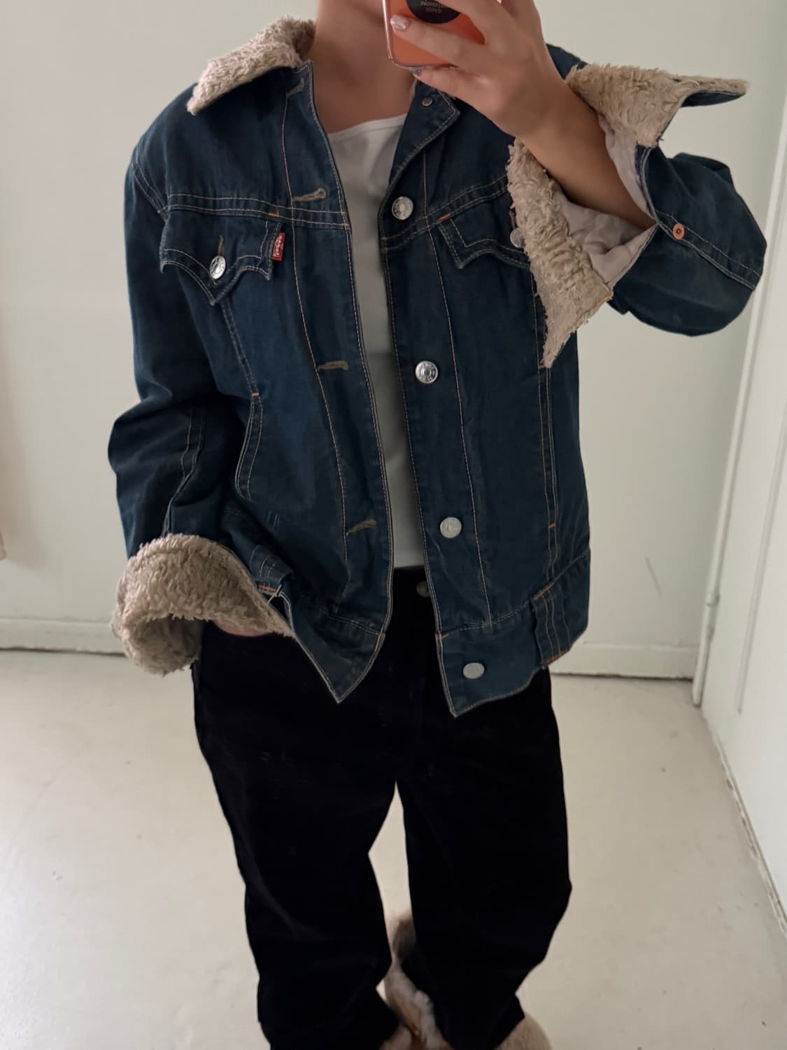 빈티지 리바이스 y2k 쉐르파 자켓 상품이미지1