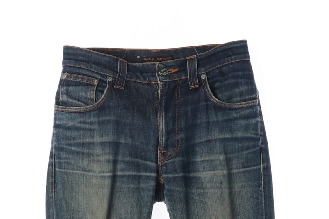 누디진 이태리판 슬림핏 워싱 데님 팬츠 상품이미지3