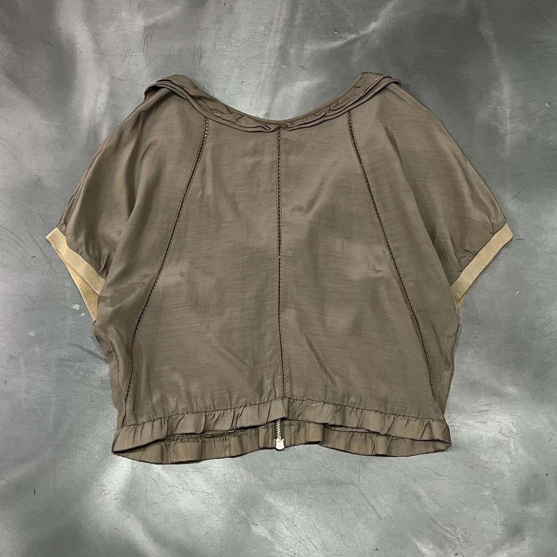  빈티지 프릴 하프 탑 y15881 상품이미지2