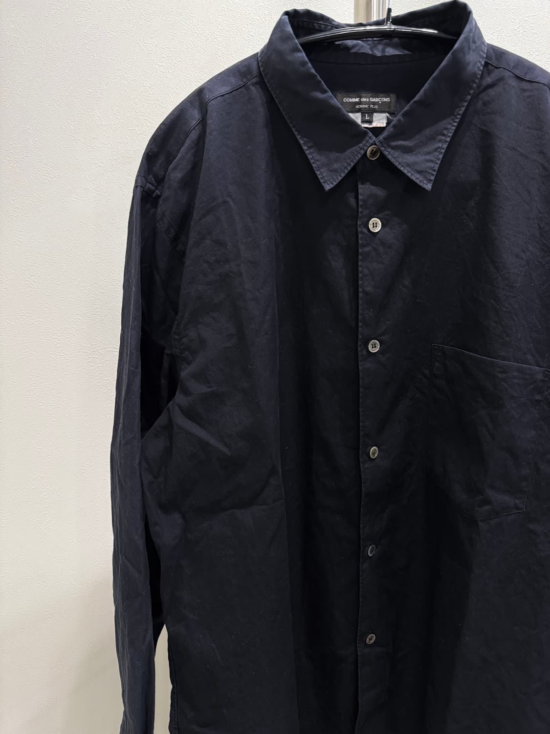 꼼데가르송 옴므 플러스 02ss 원포켓 버튼업 셔츠 상품이미지3