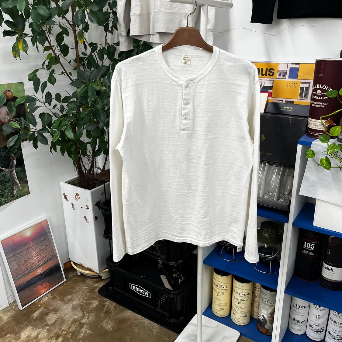 웨어하우스 헨리넥 롱슬리브 L 상품이미지1