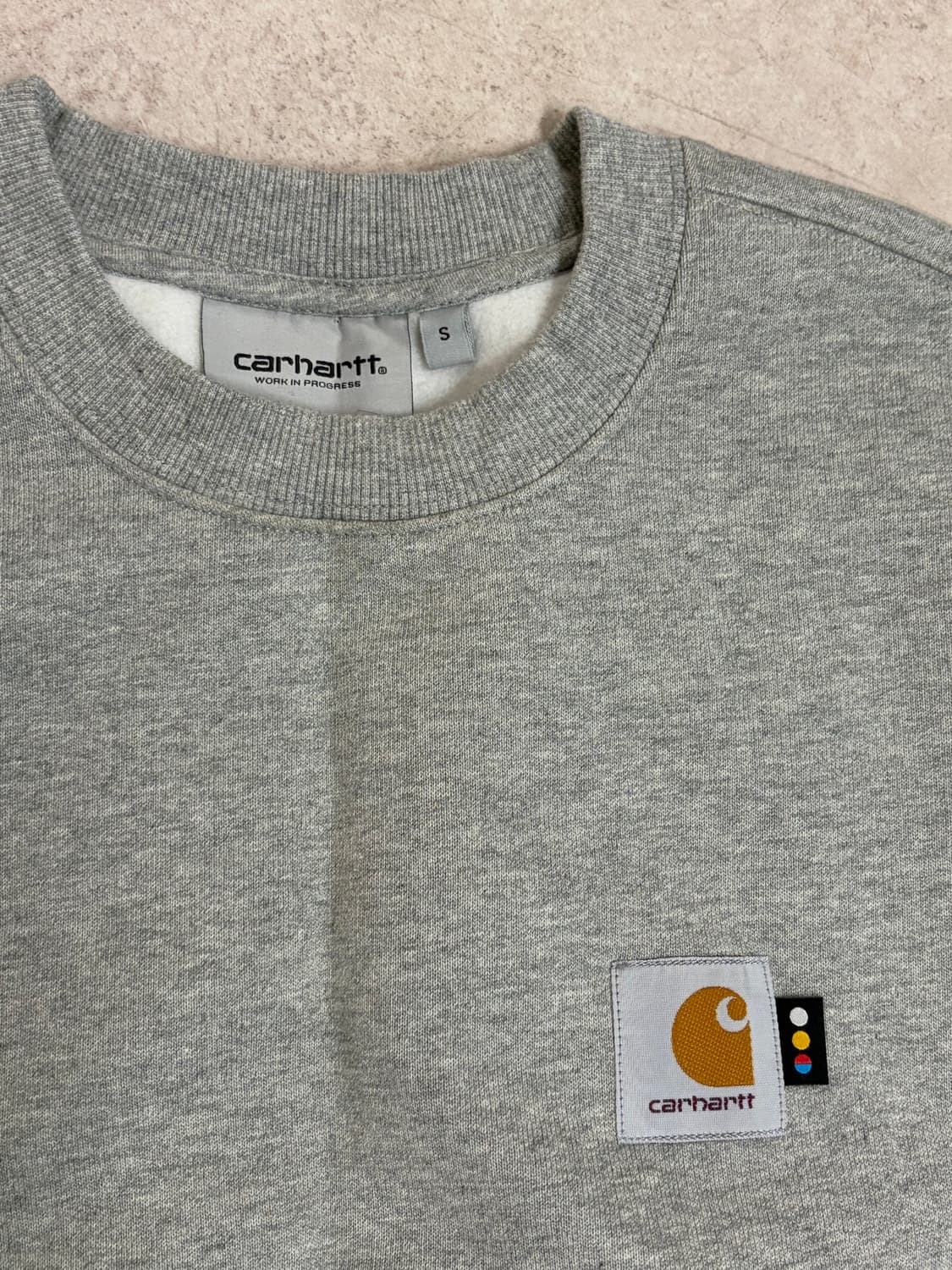 칼하트 아이앱 콜라보 맨투맨 그레이 S 상품이미지3
