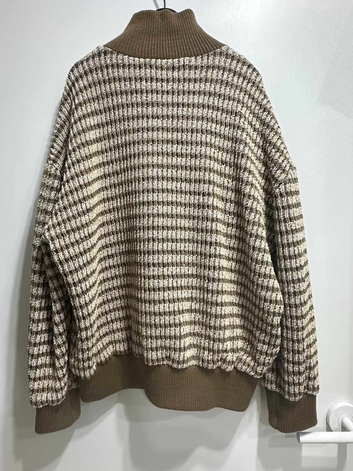 free] 휴즈네스트 니트집업 브라운 상품이미지6