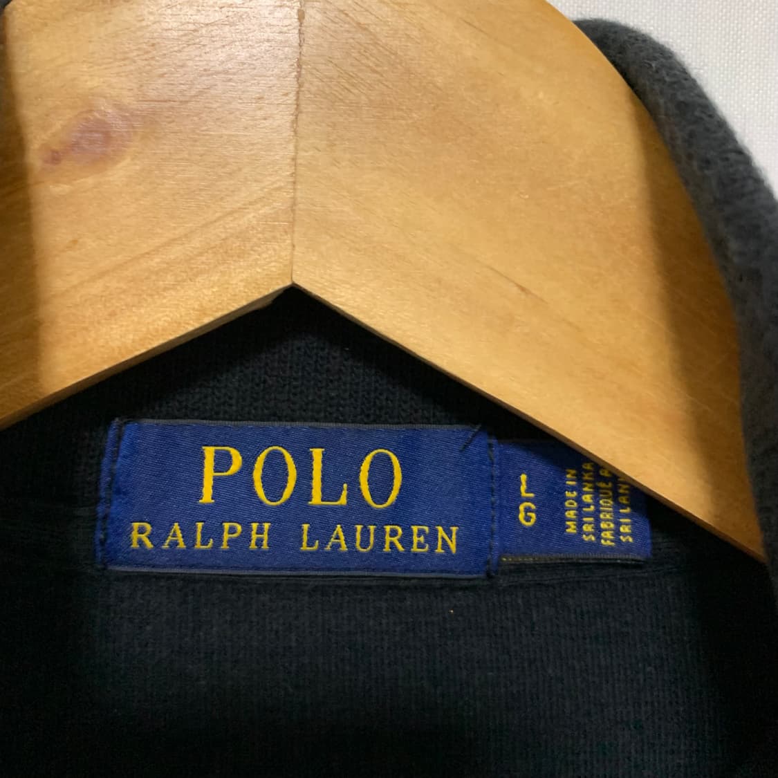 폴로 랄프로렌 하프집업 반집업 니트 맨투맨 빈티지 블랙 L 상품이미지8
