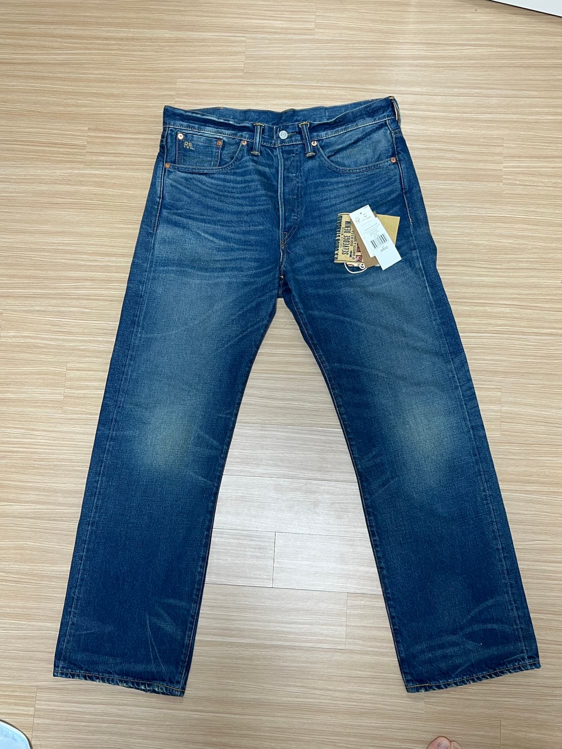 rrl더블알엘 빈티지파이브포켓 빈파포 그랜드폴스 32x32판매합니다 상품이미지1