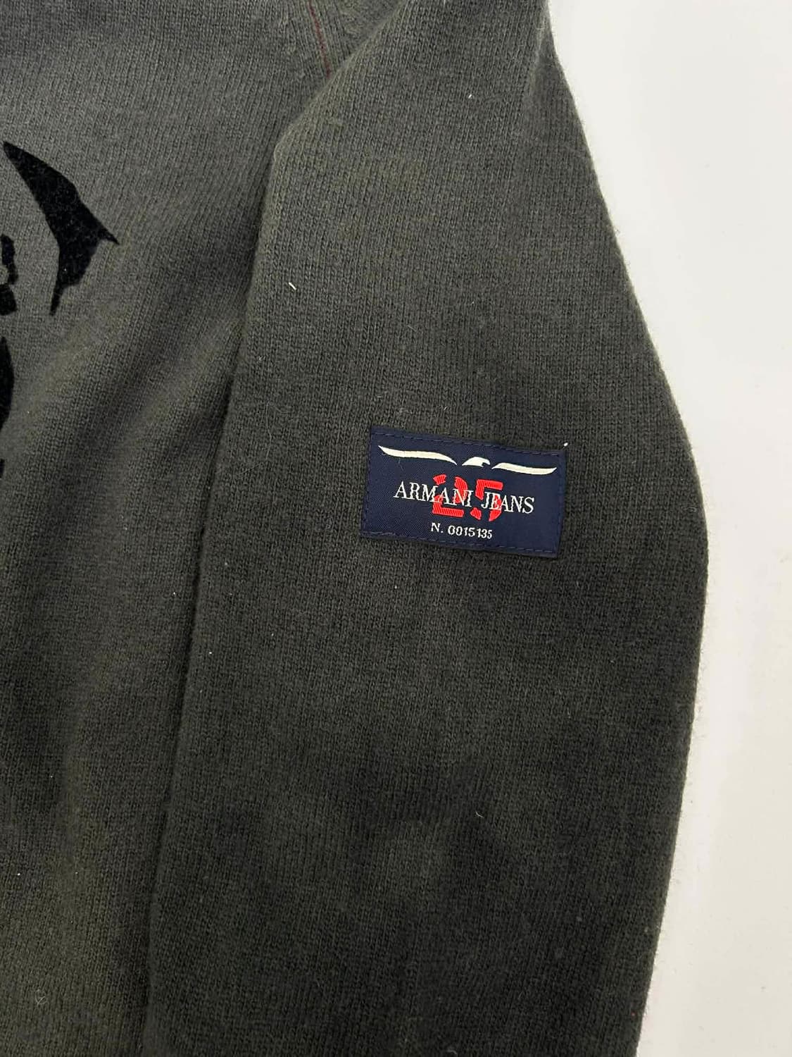 [M] 아르마니 진스 타이거 프린팅 울 니트 상품이미지7