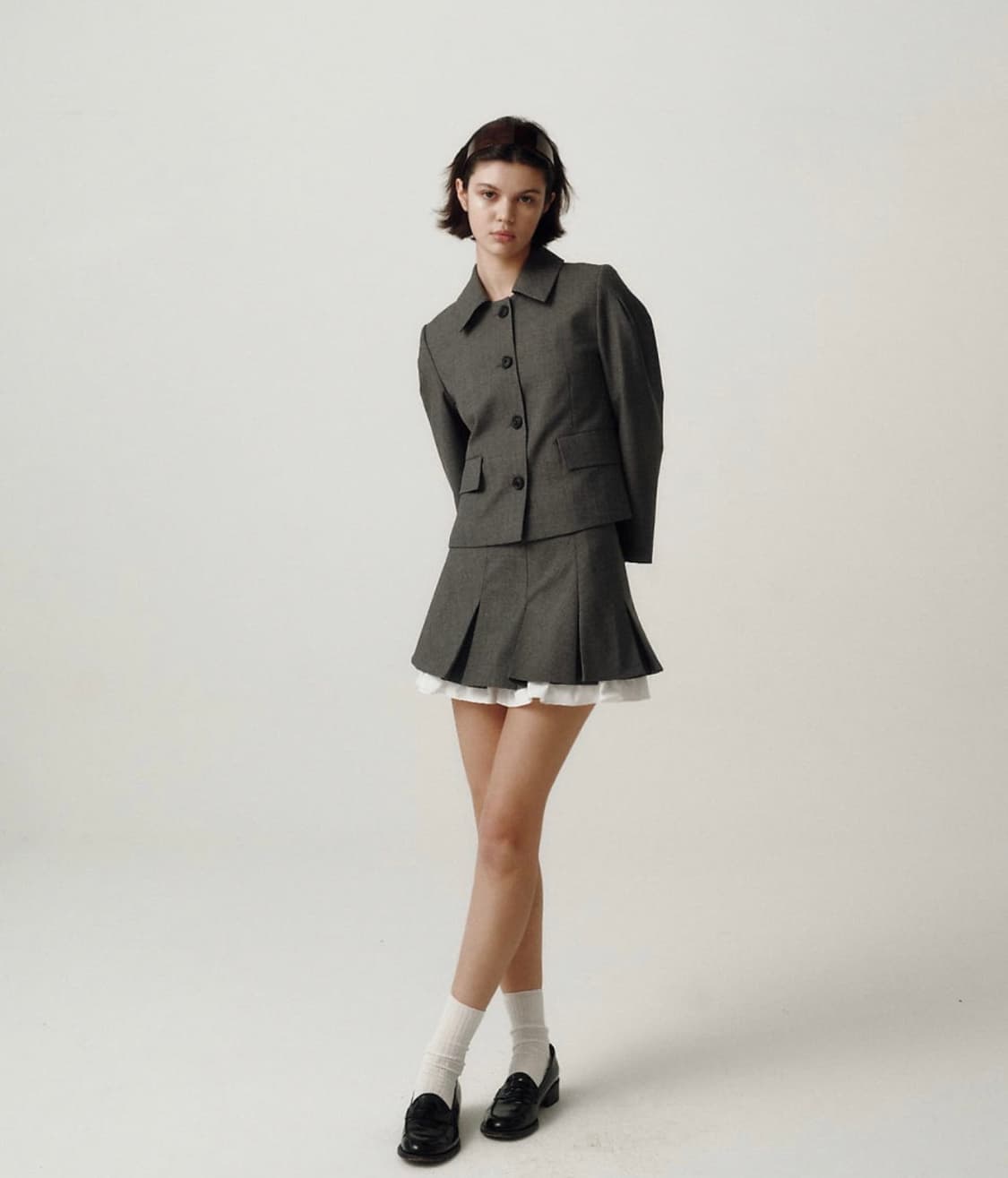 더바넷 플리츠 스커트 classic pleated mini skirt 상품이미지6