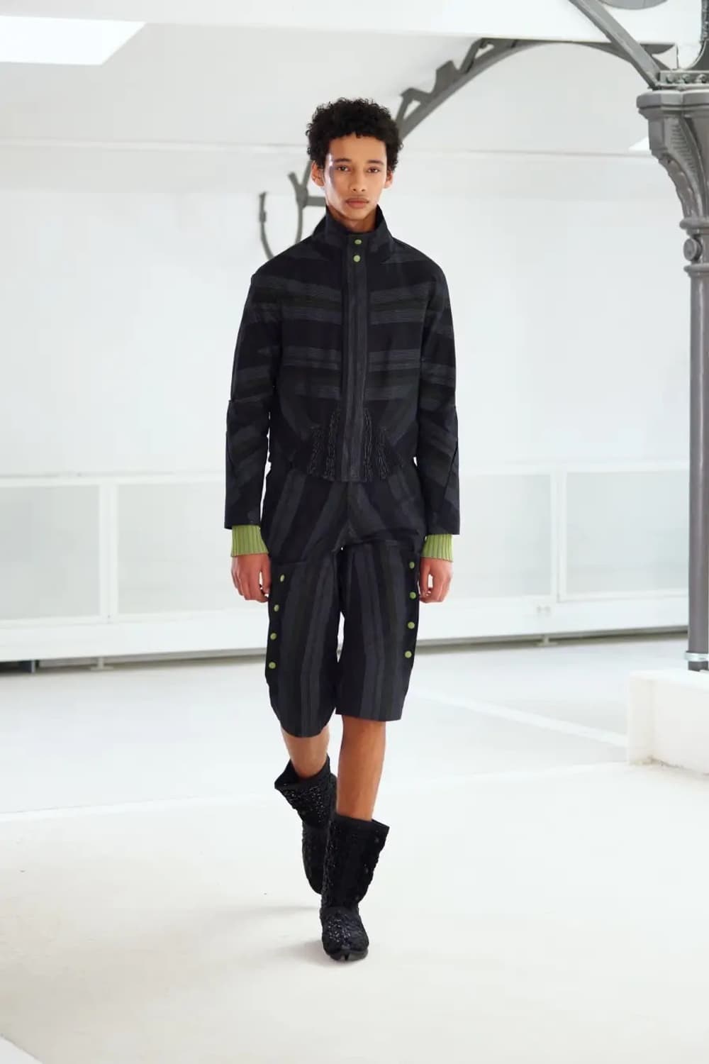 kiko kostadinov inex snap shorts 상품이미지2