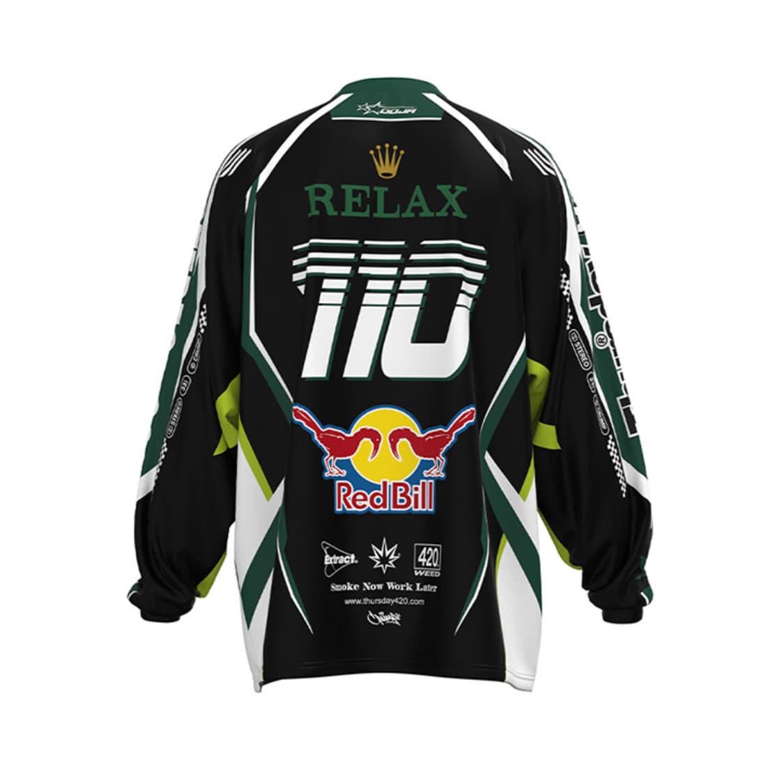 크럼프 THUR'SDAY420 x CRUMP 레이싱 져지 블랙 2 상품이미지2