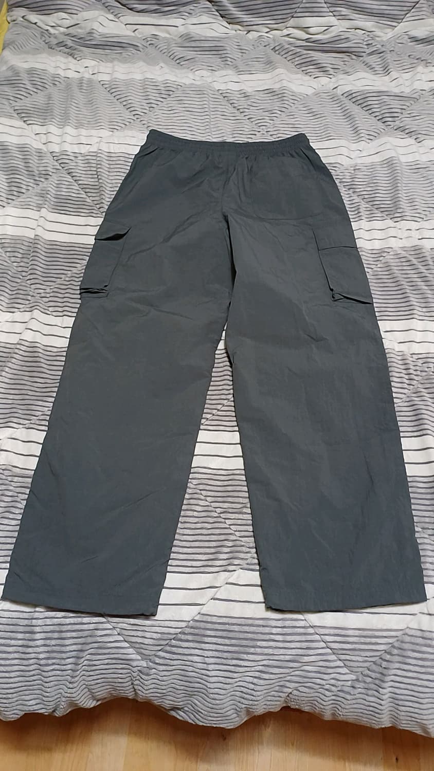 코드그라피 와이드 얇은나일론 카고팬츠 L 기장109 상품이미지4