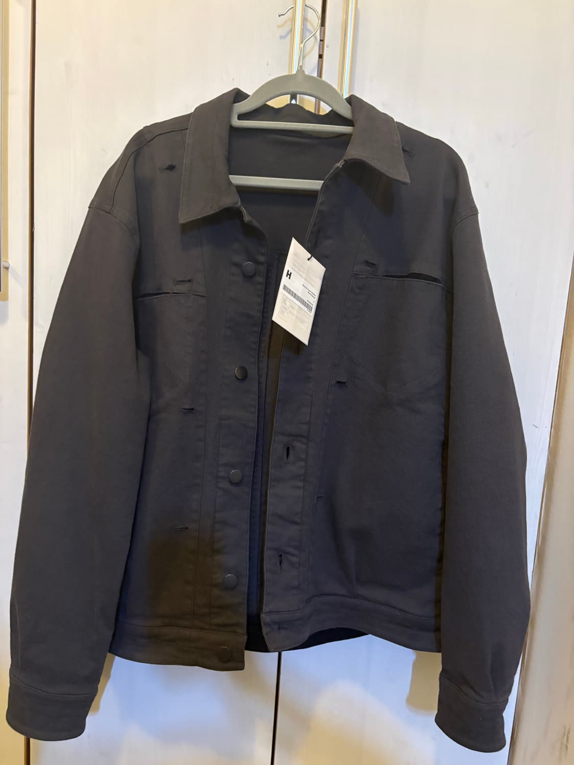 (3) 해칭룸 리버스 트러커 워시드 블루 상품이미지3