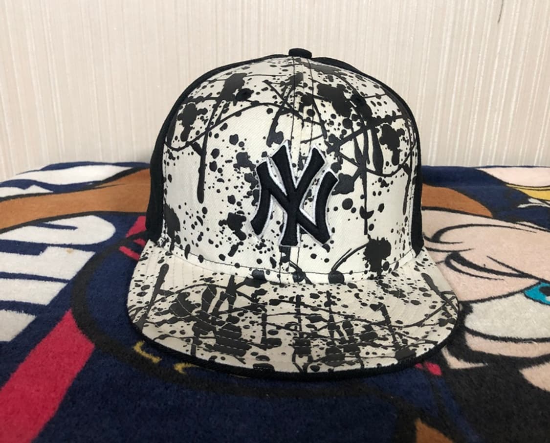 MLB 뉴에라 뉴욕양키스 스플래터 페인트캡/모자 7 5/8(60.6cm) 상품이미지4