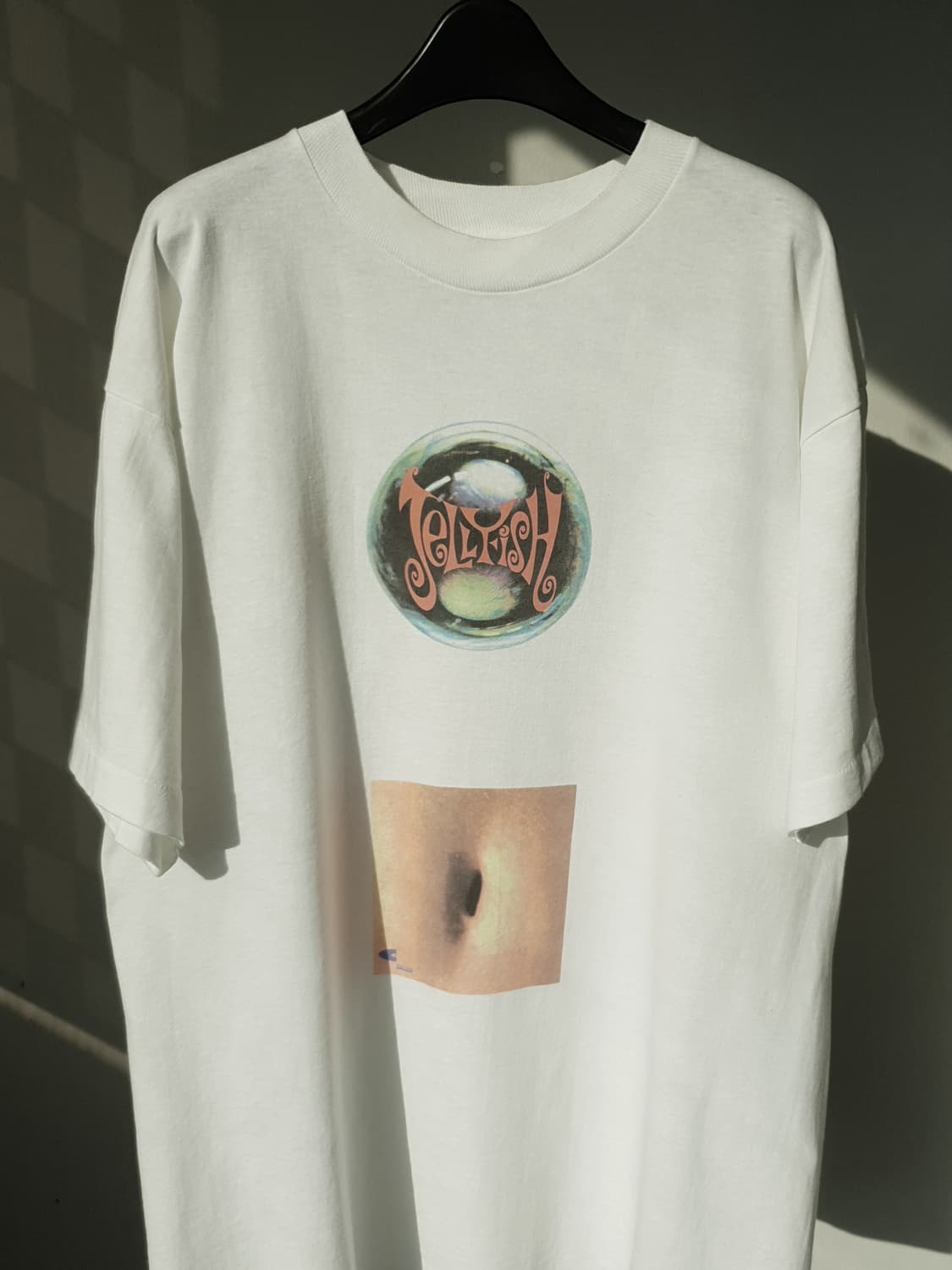 90s FRUITOFTHEROOM 'jellyfish' print tee 상품이미지3