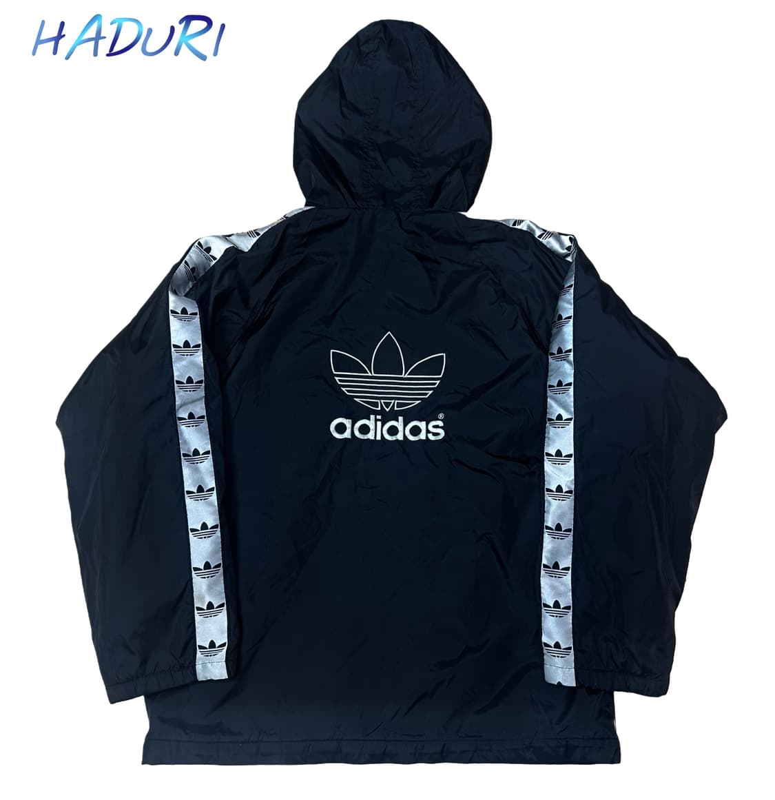 아디다스 90s 테잎로고 블랙바람막이 100 상품이미지1