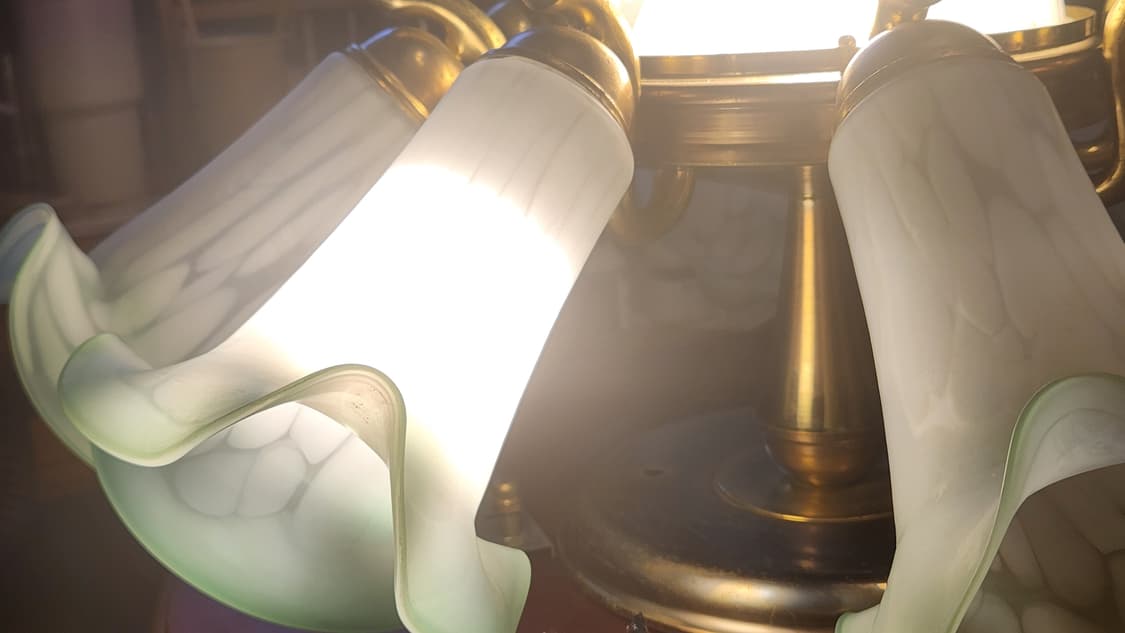 엔틱 상들리에 9구 오팔린 상품이미지8