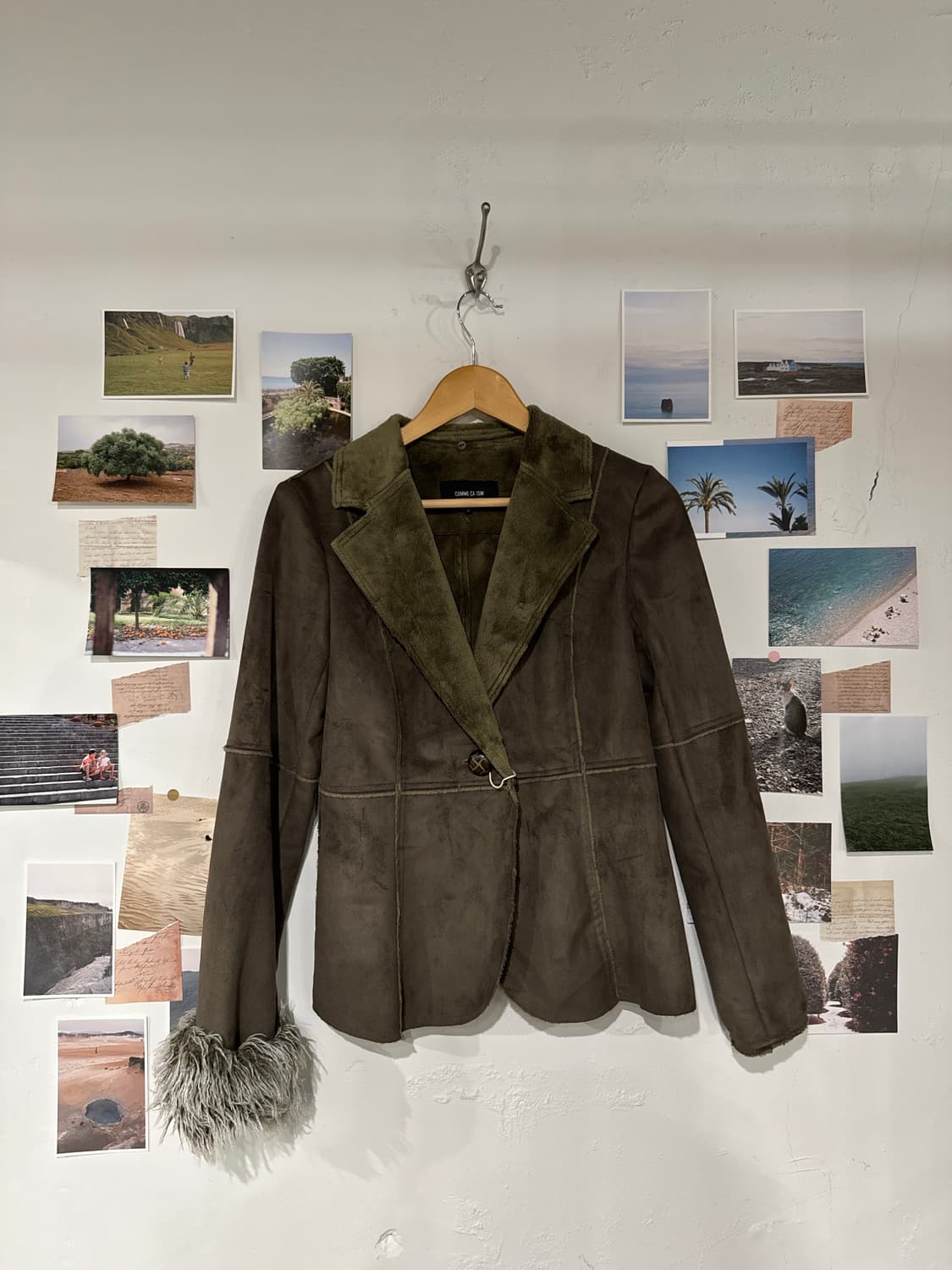 스웨이드 퍼카라 자켓 상품이미지9