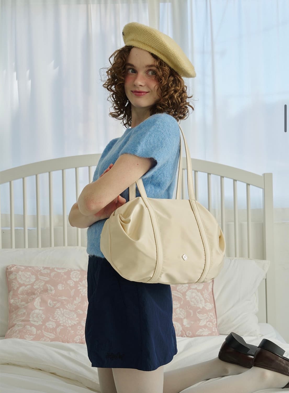 히어리 오로라 셔링백 아이보리 상품이미지1