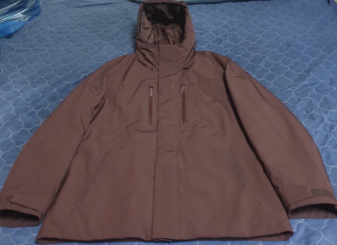 (25FW) 유니클로 하이브리드 다운파카 다크브라운 (XL) 상품이미지1