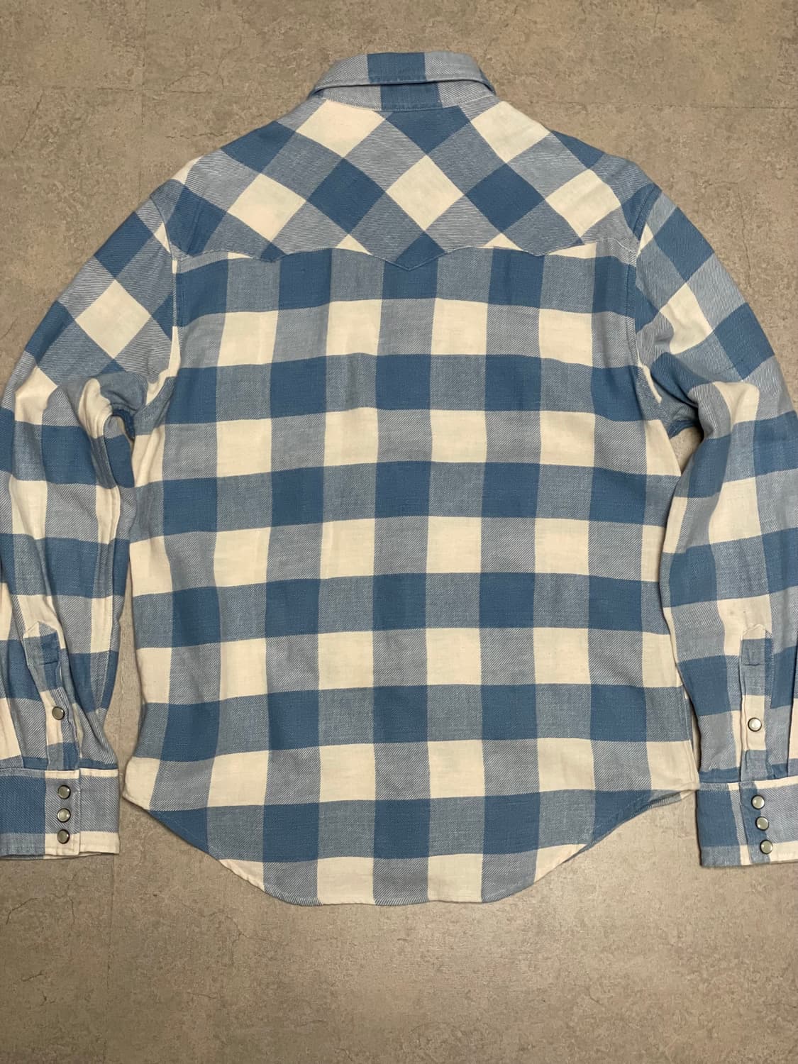 RRL 더블알엘 플래드 트윌 웨스턴 셔츠 상품이미지6