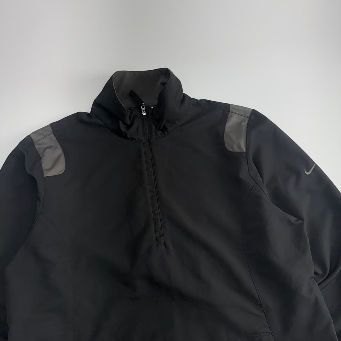 Nike golf 나이키 골프 블랙 반집업 배색 롱슬리브 상품이미지4