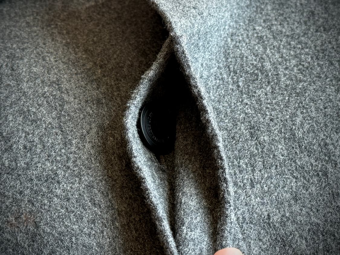 [LE17SEPTEMBRE] 울 미니멀 쇼트 블루종 (멜란지 그레이) 상품이미지8