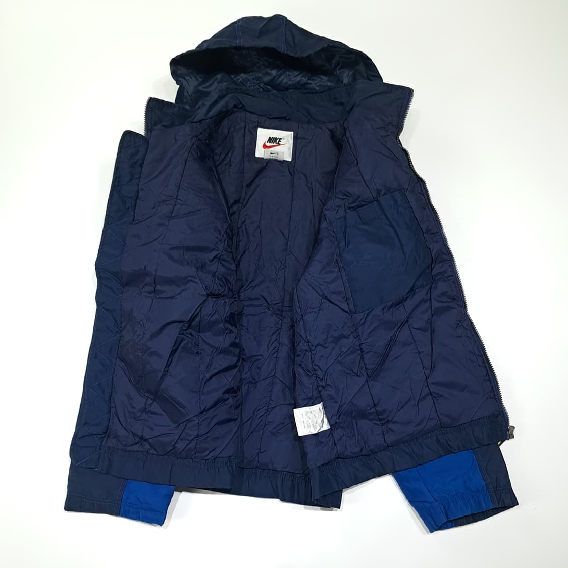 CL451 XL 나이키 90s 빅로고 아플리케 네이비 자켓 아우터 상품이미지5