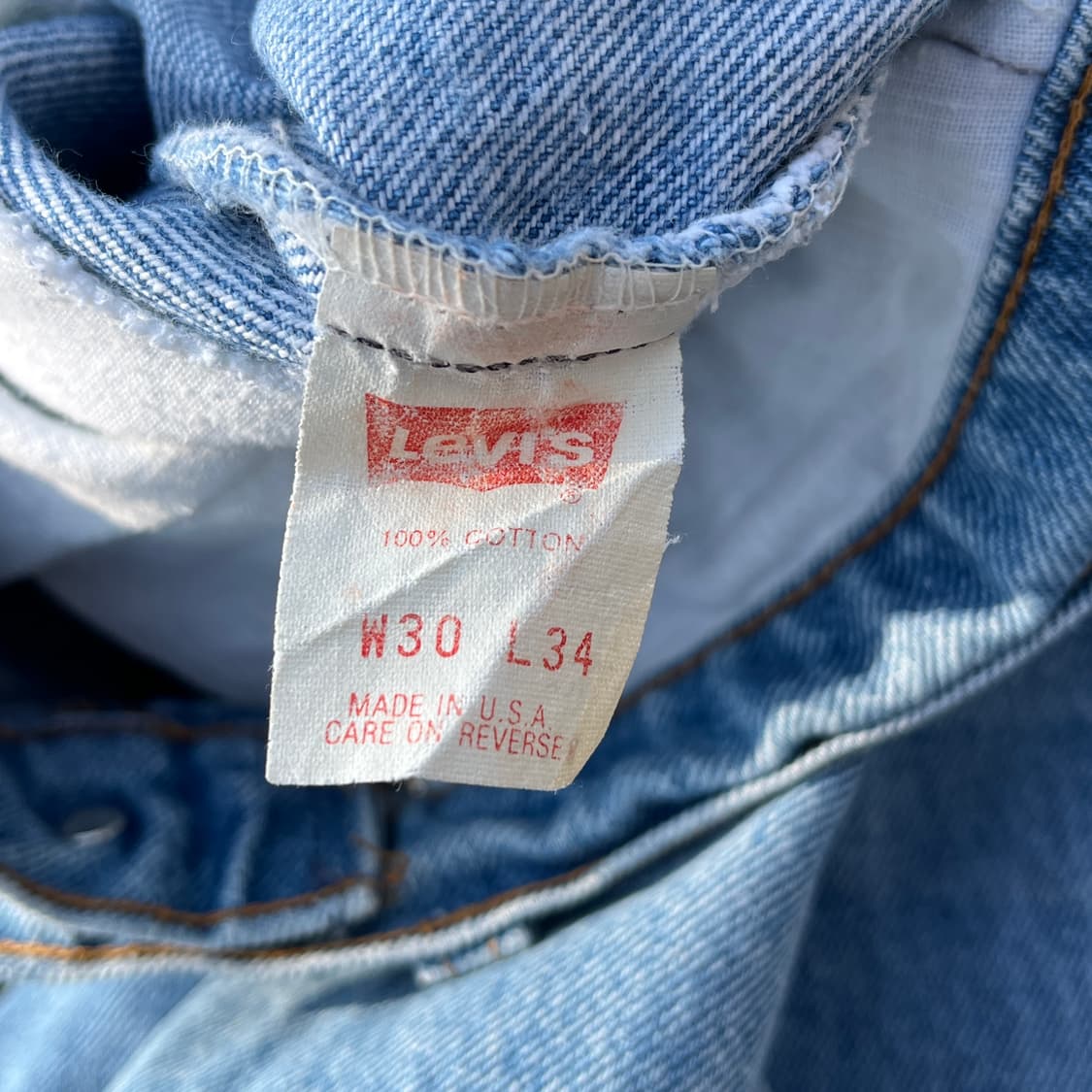 90s(USA) 빈티지 리바이스 505 오렌지탭 (실측확인) 상품이미지3