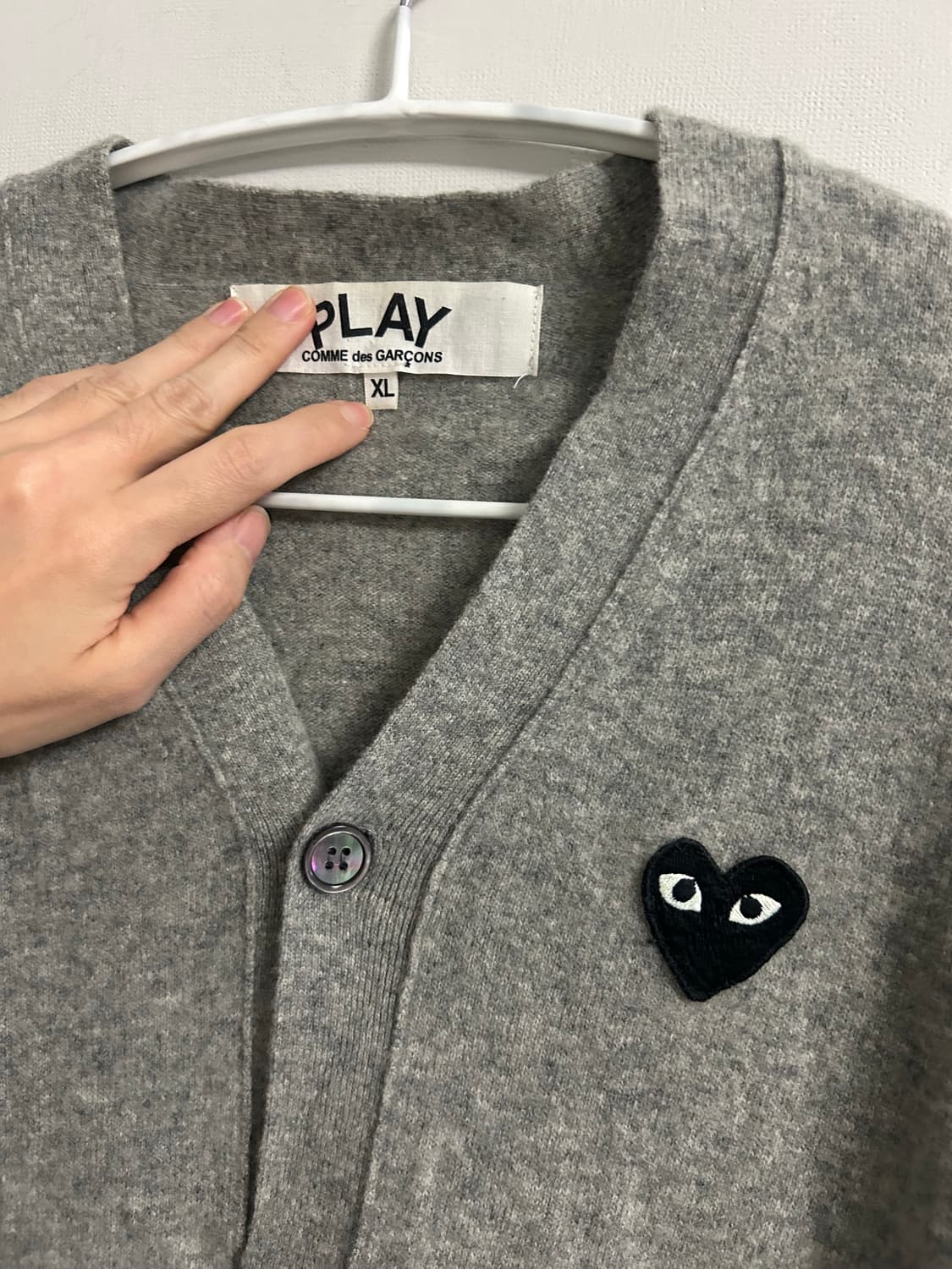 꼼데가르송 가디건 XL (하자) 상품이미지3