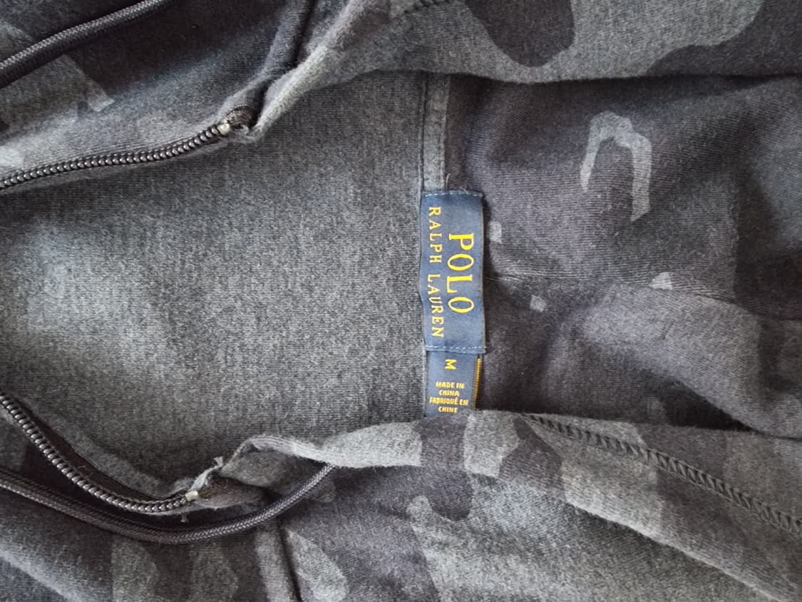 폴로 랄프로렌 블루 카모 후드 집업 상품이미지6