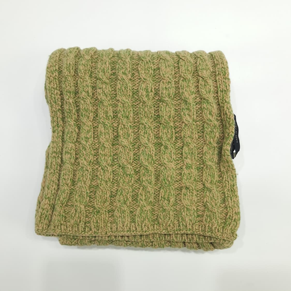 MX106 막스마라 위크엔드 케이블 니트 울 목도리 머플러 상품이미지9