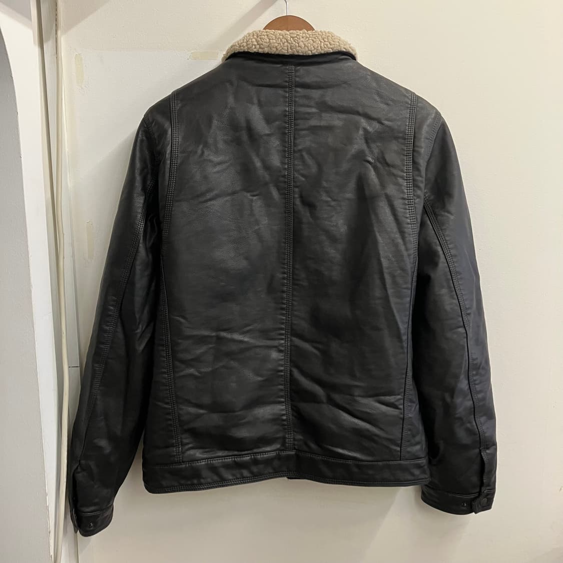 N74 리바이스 쉐르파 가죽 자켓 상품이미지2