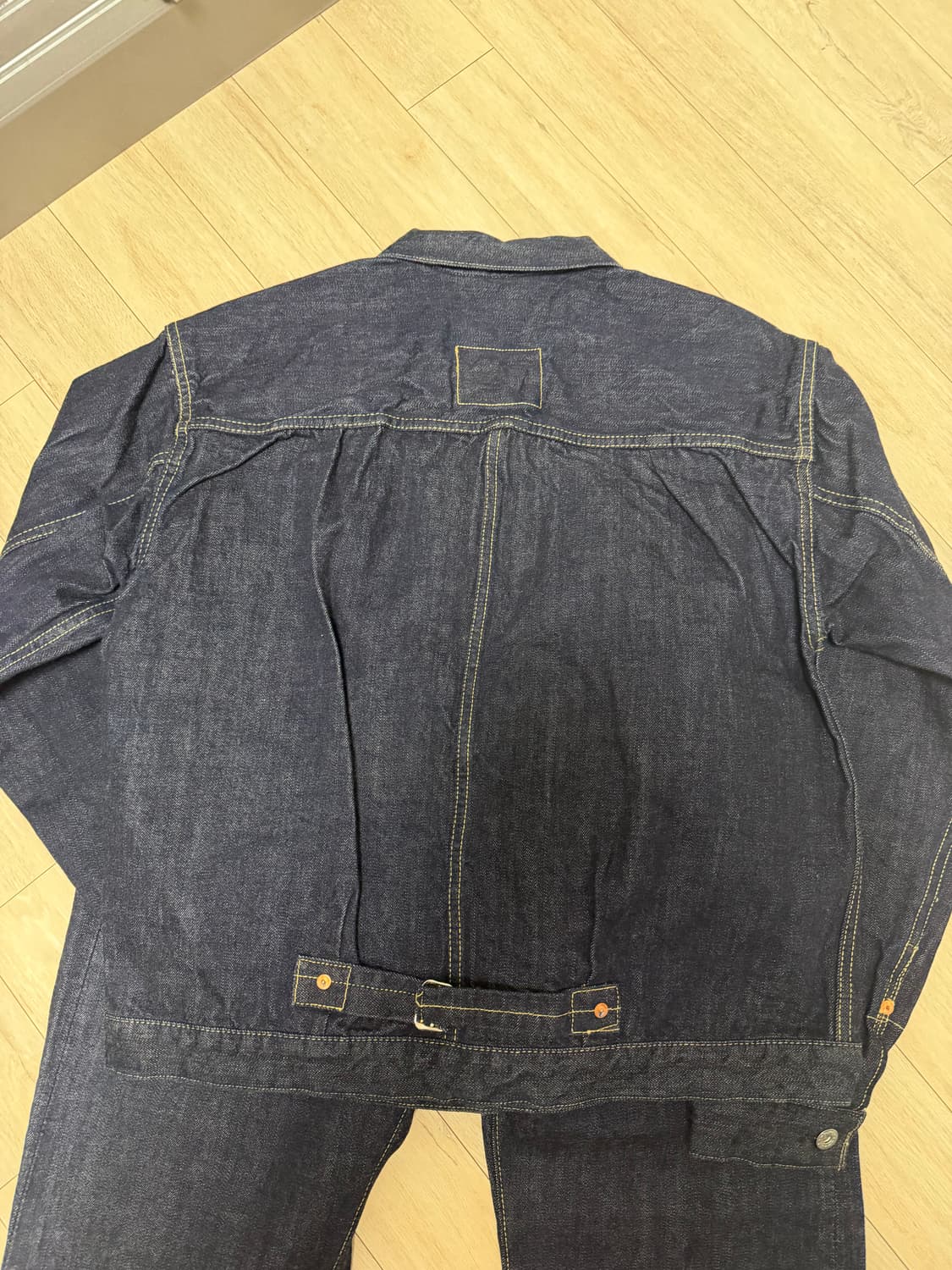 Tcb jeans late 40s 대전판 원워시 데님자켓 42 새제품 상품이미지2