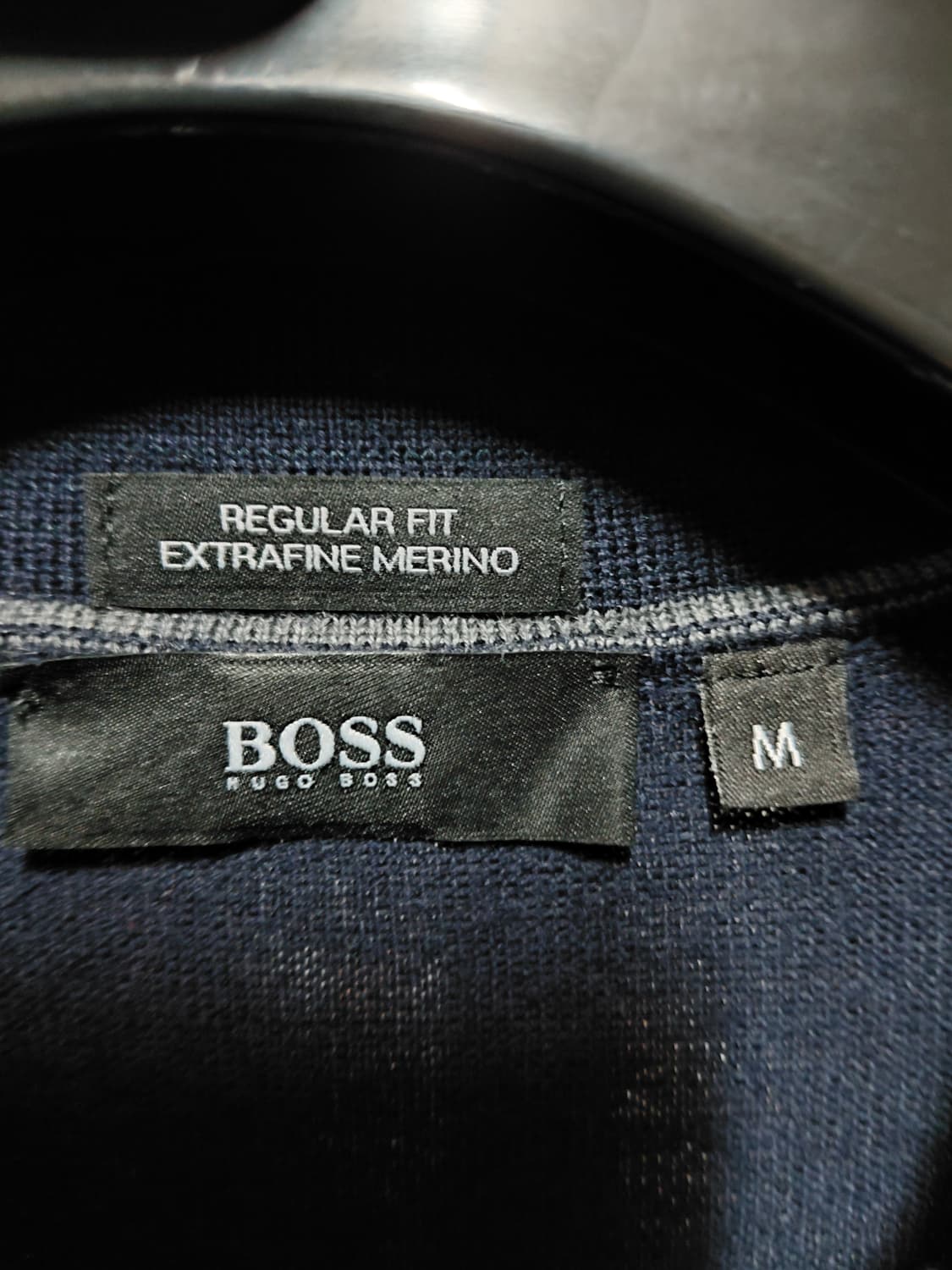 [휴고보스]BANET 메리노울100 긴팔 폴로 니트 M(95~100) 상품이미지5