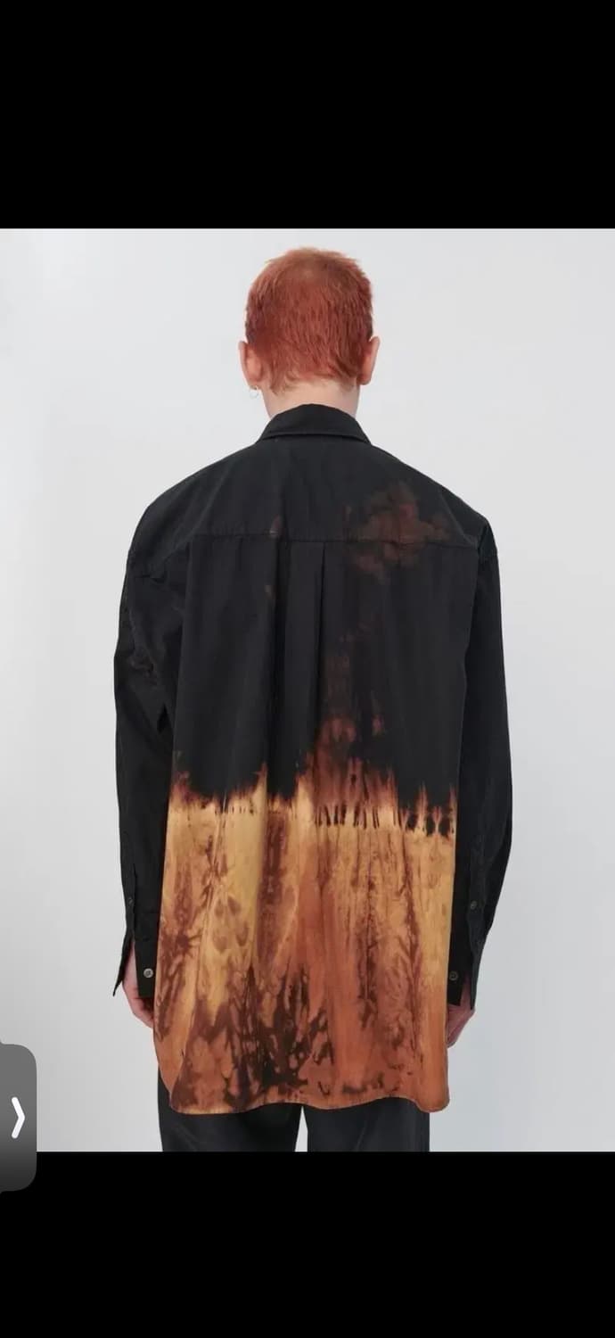 아워레가시 BD셔츠 BLACK TIE DYE 헤비포플린 셔츠 48 상품이미지5