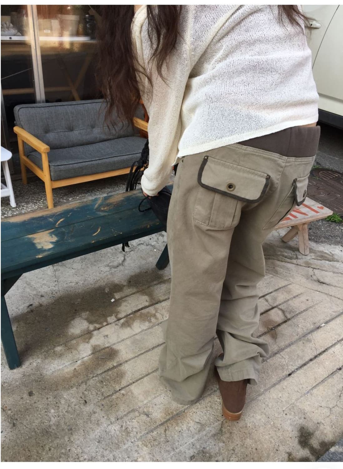 y2k 로우 부츠컷 팬츠 상품이미지2