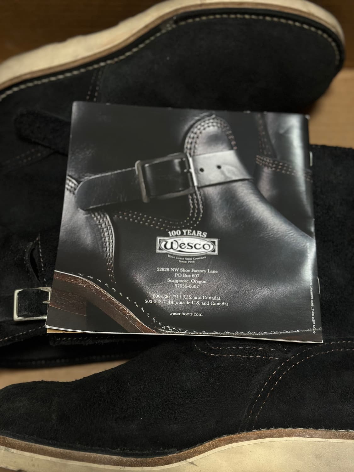 wesco 웨스코 보스 100주년 블랙 러프아웃 8.5e 265-270 상품이미지6
