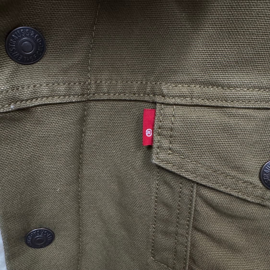 리바이스 타입 3 쉐르파 트러커 자켓 올리브 상품이미지7