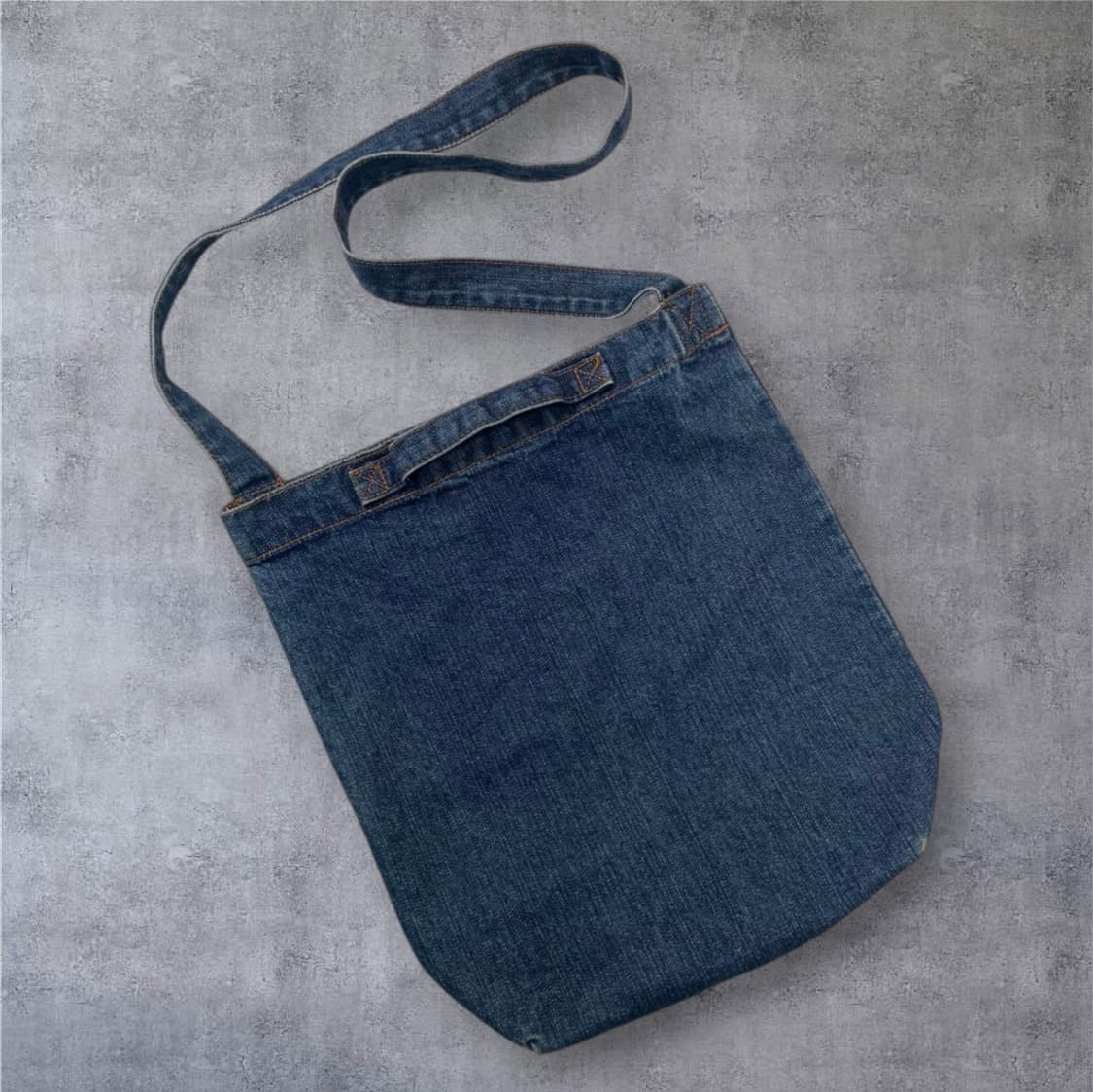 주카 Zucca 데님 로고 토트 크로스백 상품이미지5