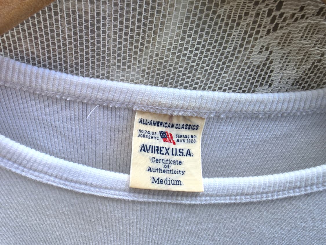 아비렉스 골지 긴팔티 상품이미지4