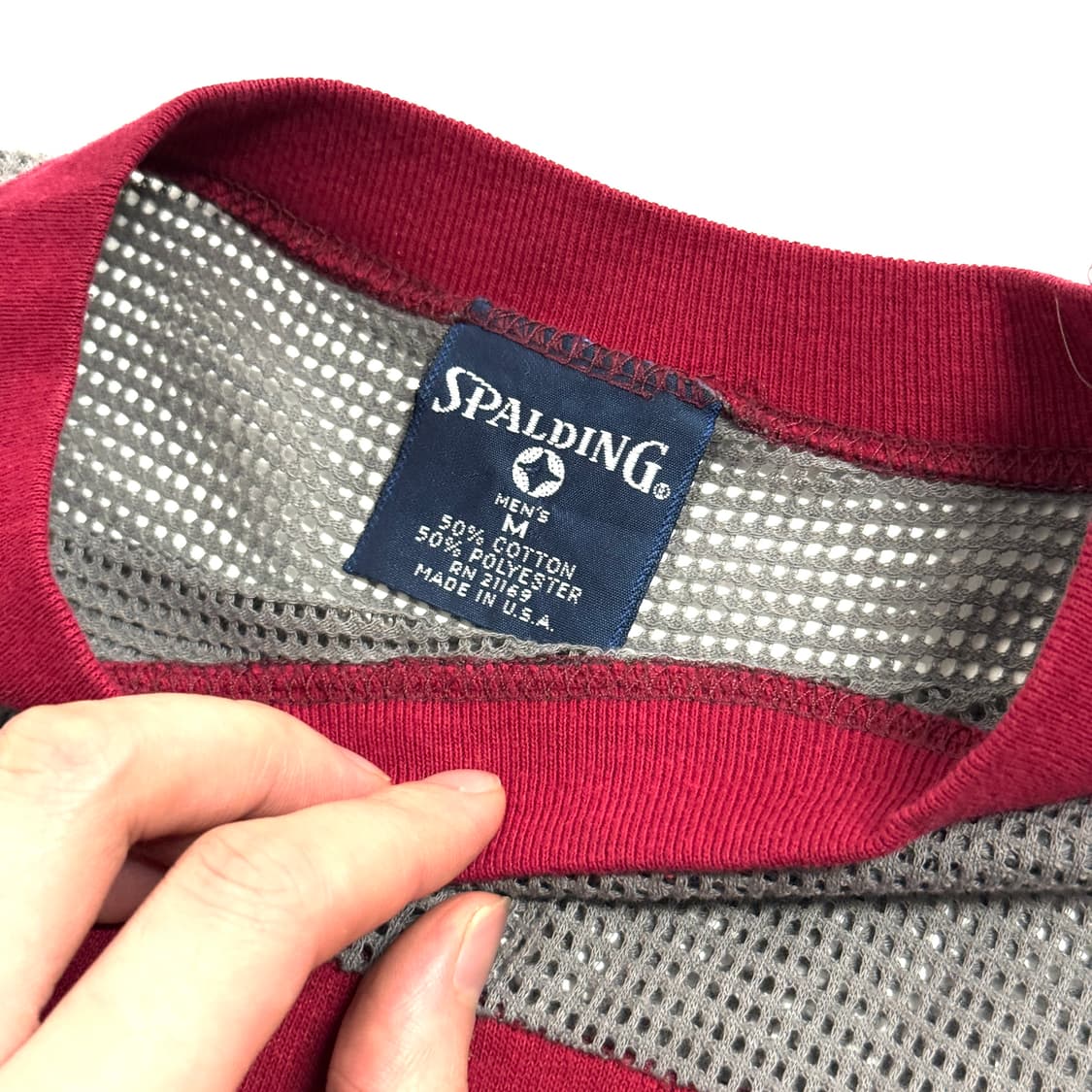 USA Spalding 라글란 메쉬 티셔츠 상품이미지5