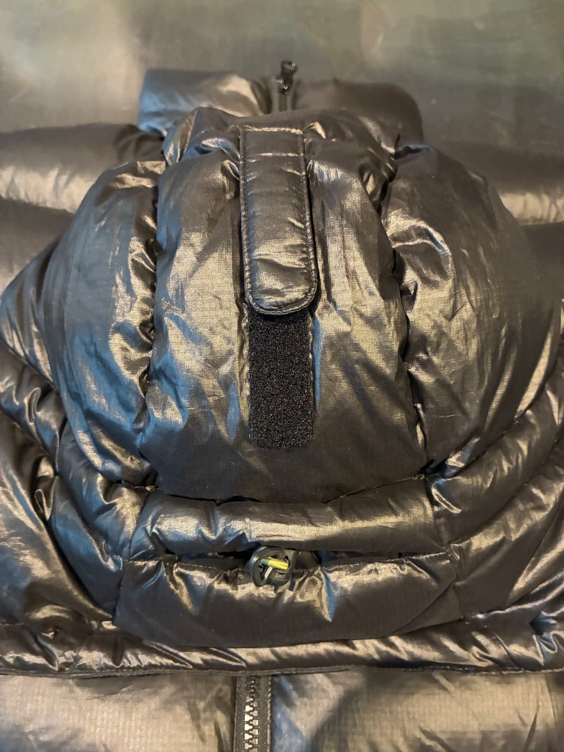 L) 컬럼비아 구스다운 패딩 블랙 상품이미지10