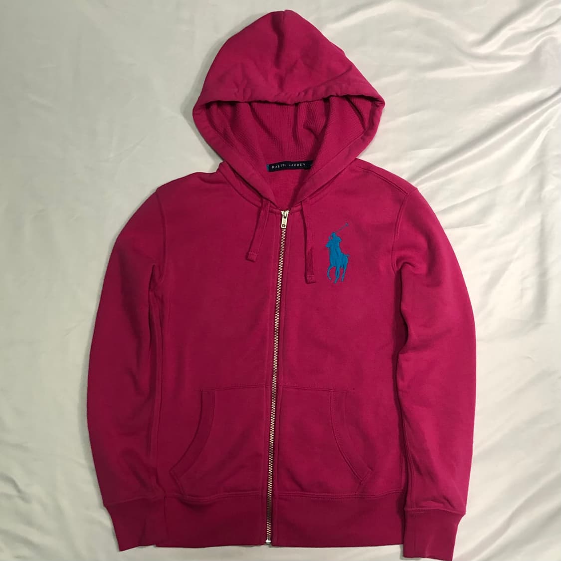 폴로 랄프로렌 빅포니 핫핑크 후드집업  상품이미지2