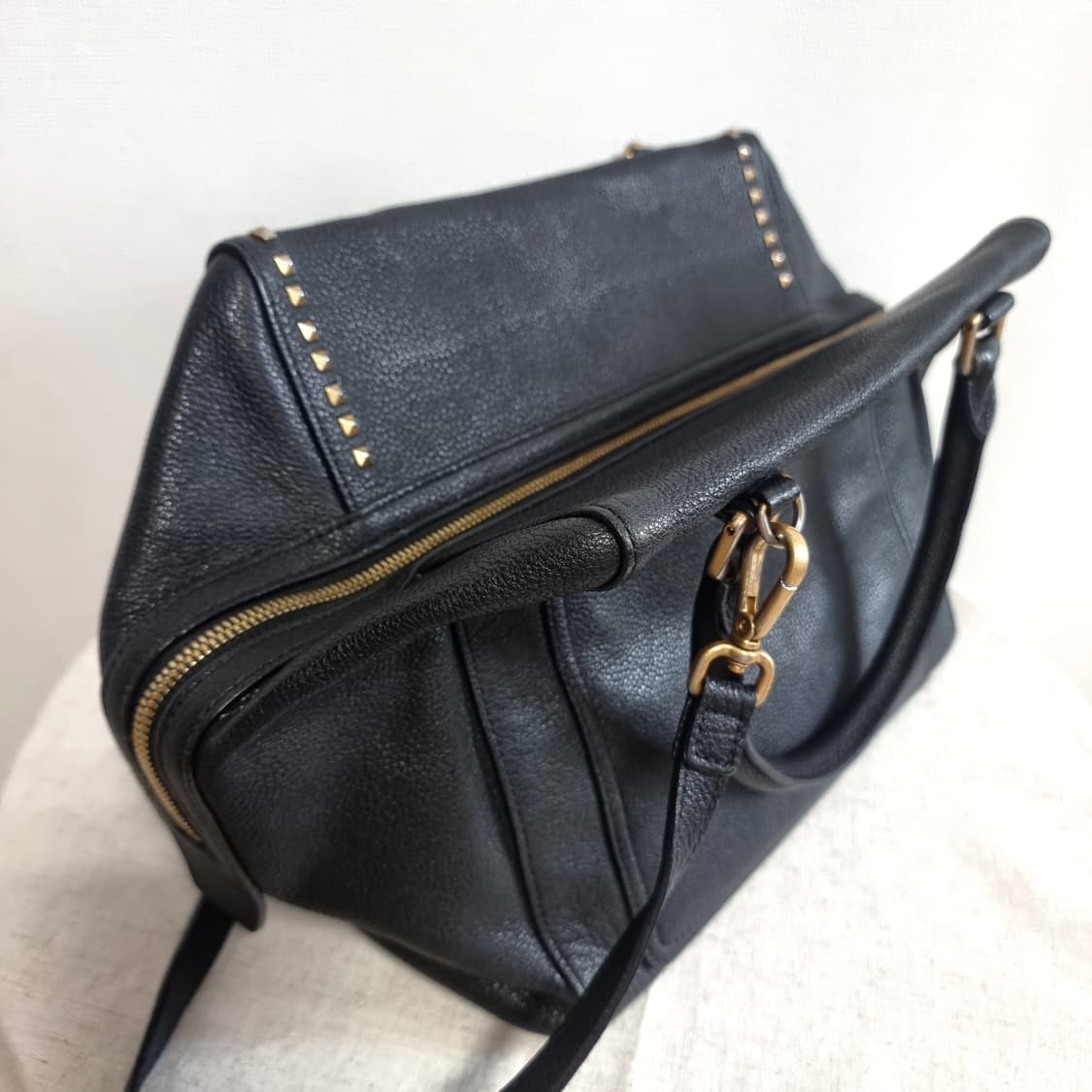 니나리치 컬렉션 천연가죽 스터드 토트백 숄더백 핸드백 가방 /구매가86만 상품이미지7
