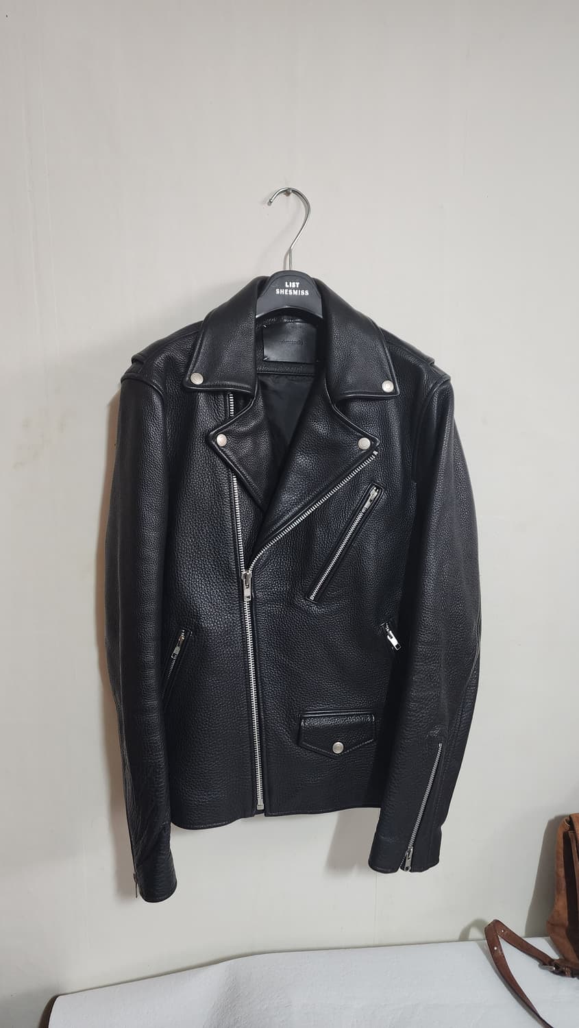 비바스튜디오 블랙 가죽 라이더 자켓 상품이미지3