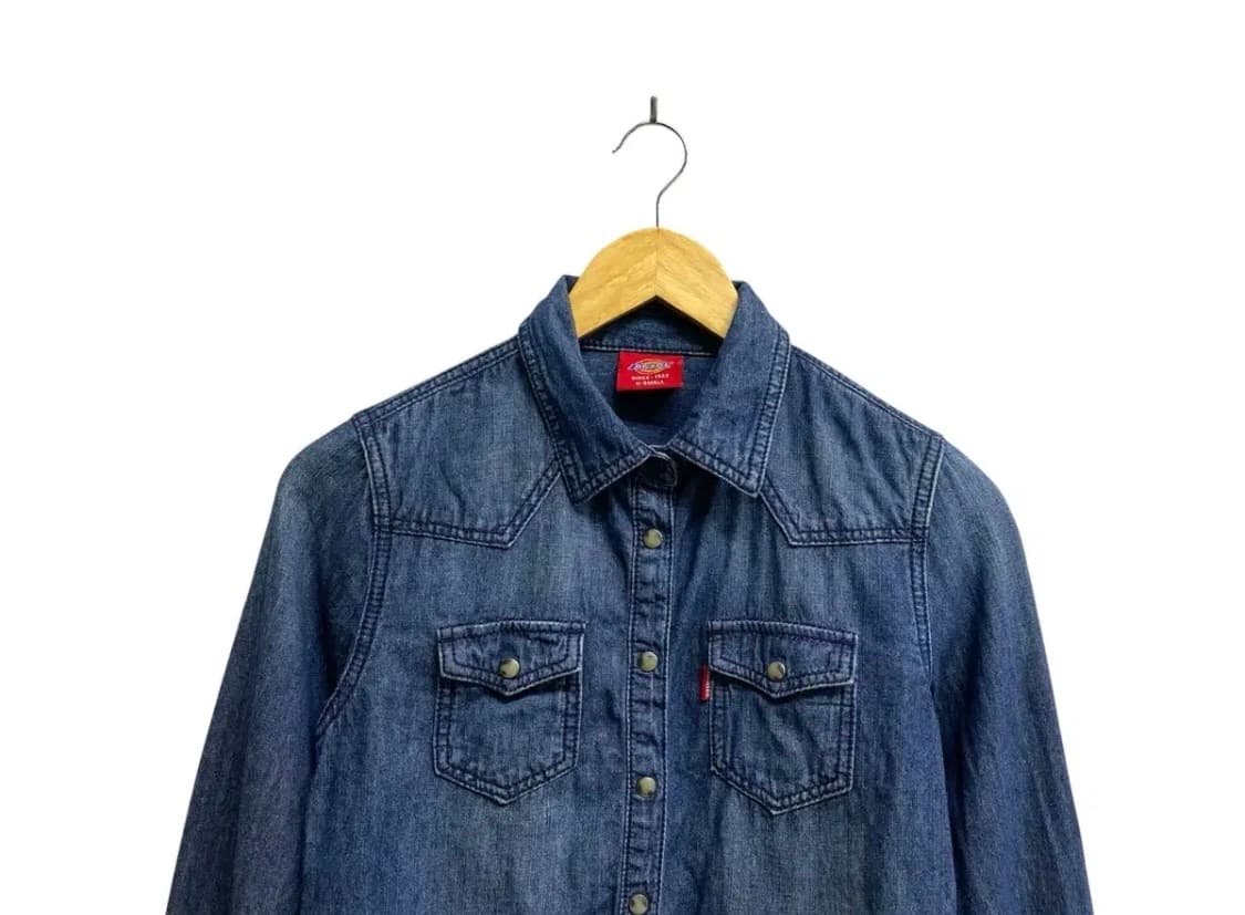 디키즈 Dickies 데님 셔츠 XS 상품이미지2