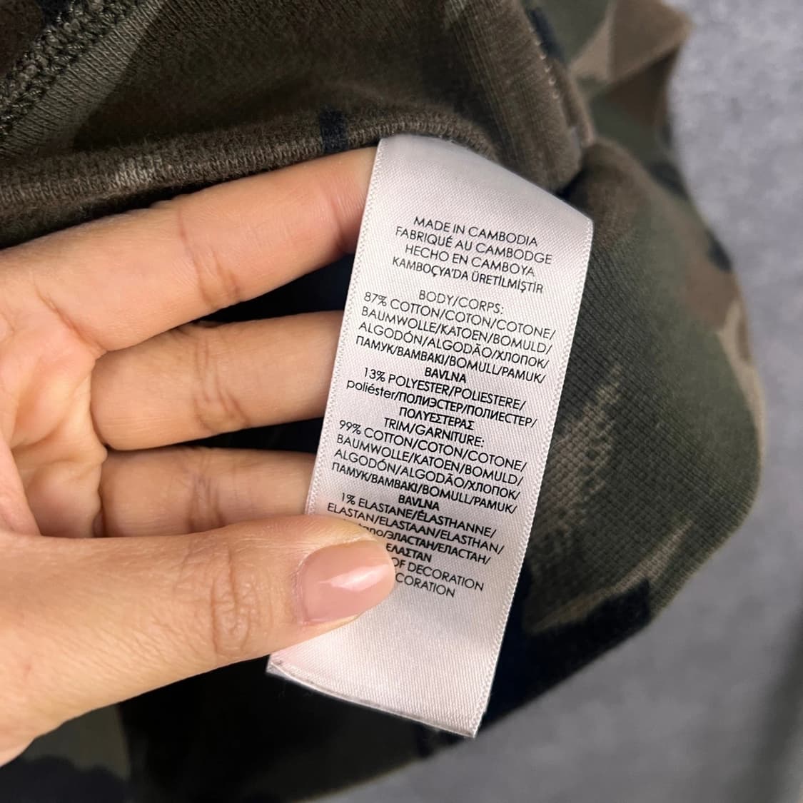 폴로 랄프로렌 카모 플라쥬 후드집업 상품이미지5