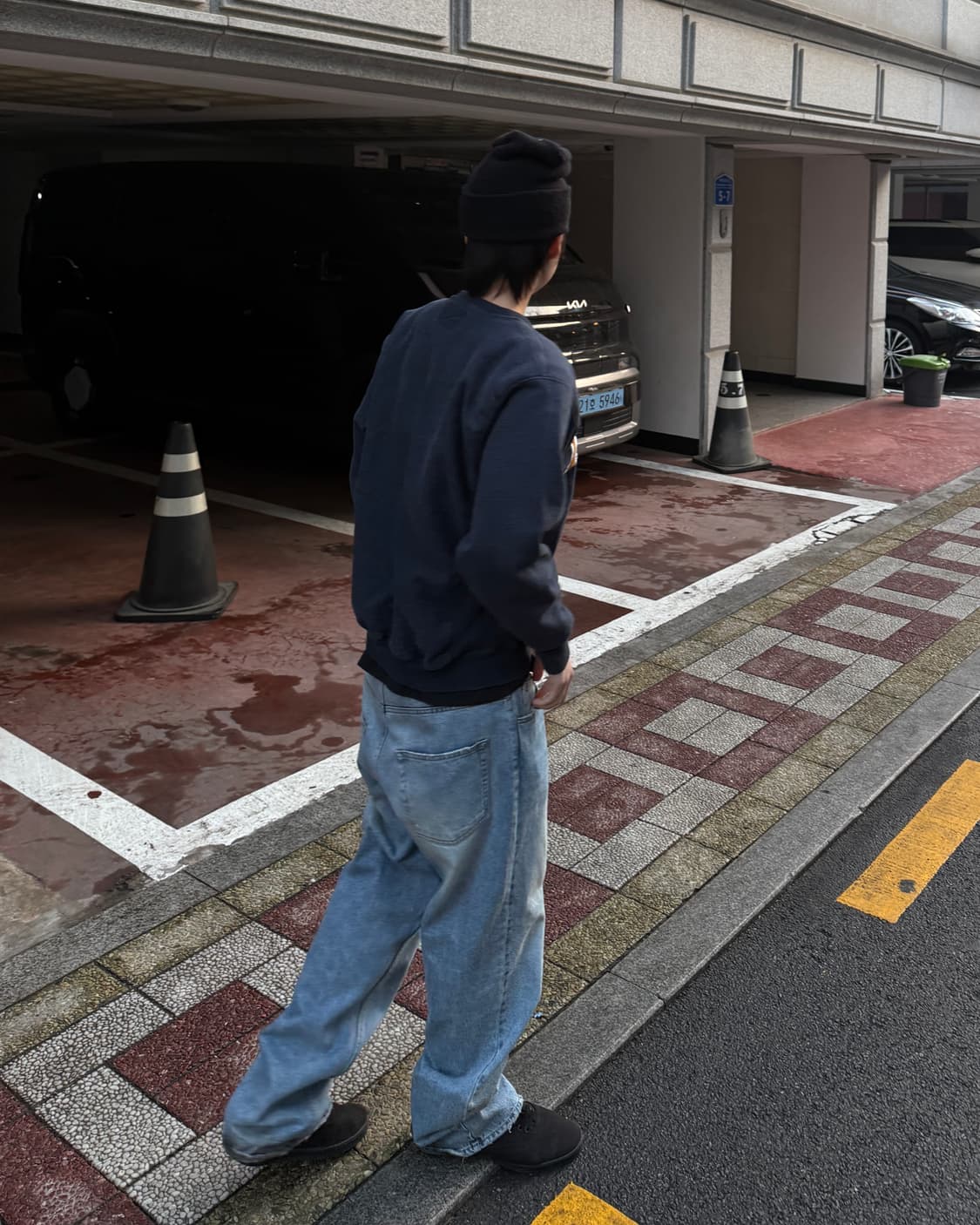 90s NAVY Sweatshirt 상품이미지2